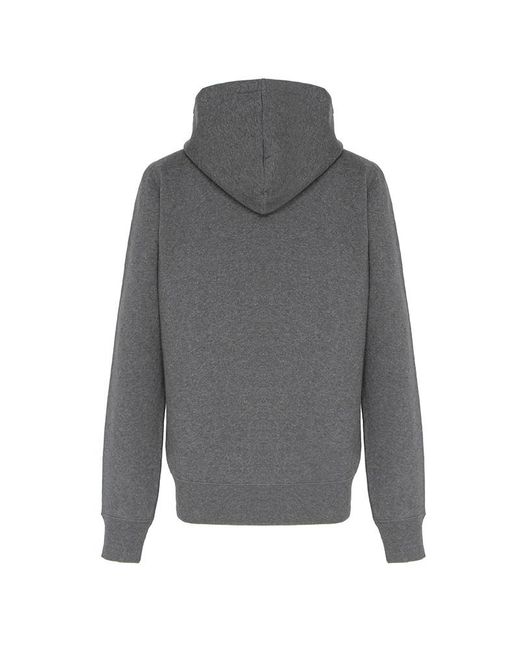 Burberry Gray Logo Hooded Casual Jacket for men