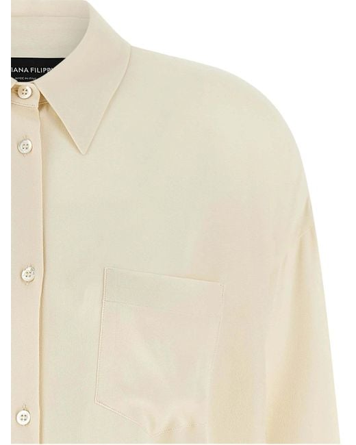 Fabiana Filippi White Long Sleeve Shirt