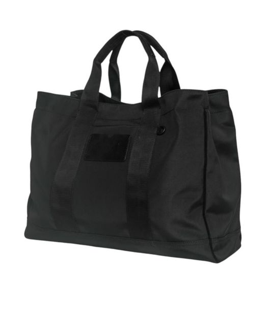 Moschino Black Cotton Crossbody Bag/Tote Bag