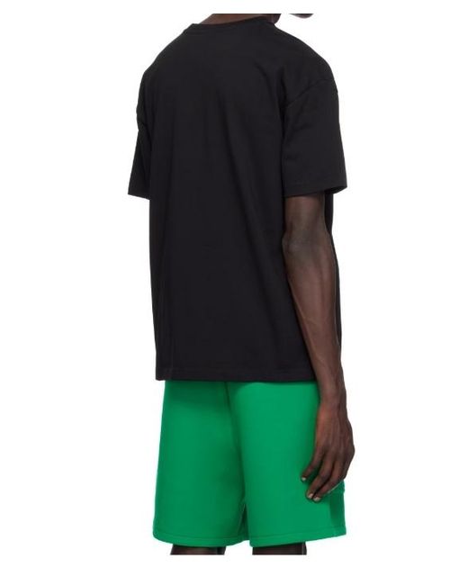 Mackage Black Round Neck Short Sleeve T-Shirt for men