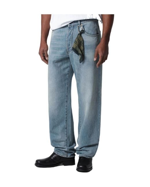 DARKPARK Blue Five-Pocket Jeans for men