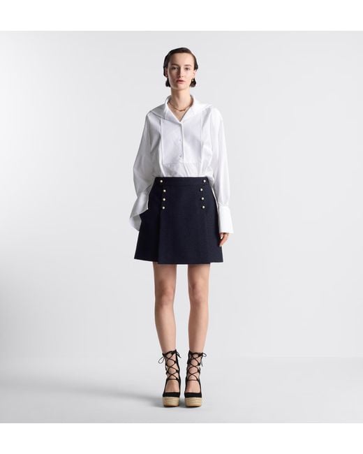 Dior Blue Sailor Miniskirt
