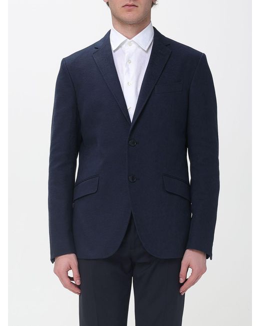 Etro Blue Single-Breasted Tailored Blazer for men