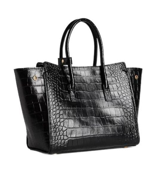 Balenciaga Black Hampton Mini Tote Bag