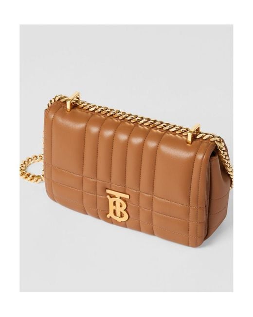 Burberry Brown Tb Plaque Small Lola Shoulder Bag