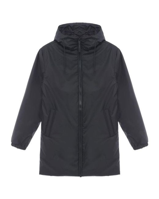 Rains Blue Lohja Long Raincoat for men
