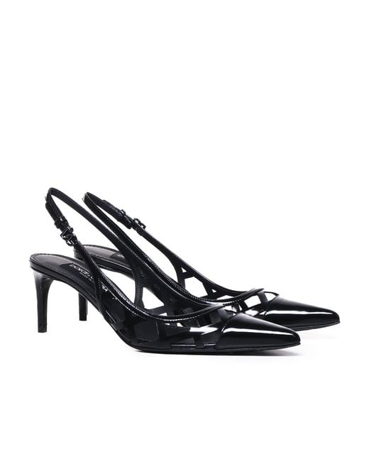 Dolce & Gabbana White Pointed Toe Pumps