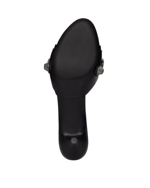 Balenciaga Black Cagole M40 Arena Slip-On Sandals