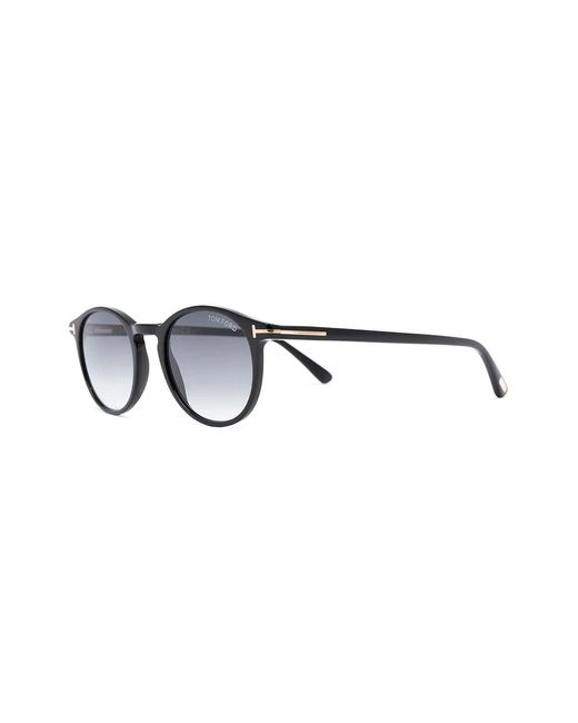Tom Ford White Eyewear Andrea Round Frame Sunglasses for men