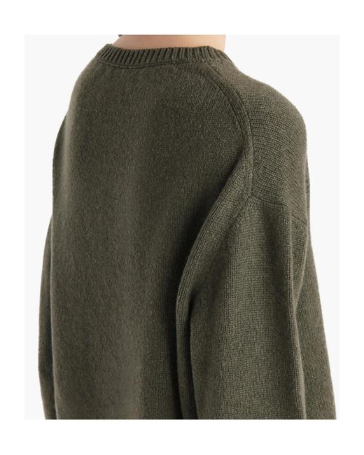 Khaite Green Long-Sleeved Sweater