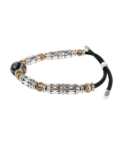 Isabel Marant White Beaded Bracelet for men