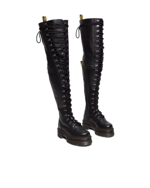 Dr. Martens Black Audrick 22I Xtrm Knee Boots for men