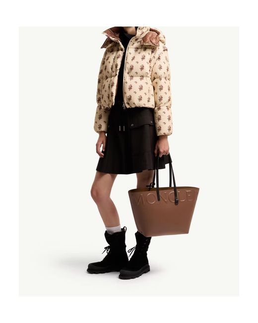 Moncler Brown Very Small Tote Bag