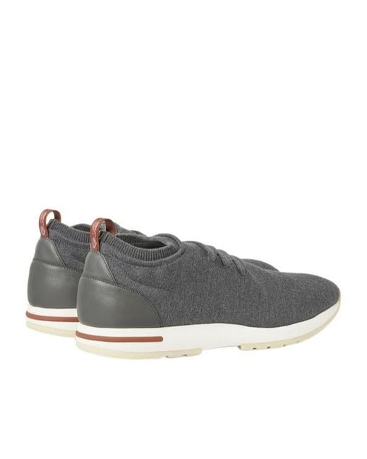 Loro Piana Gray The Gift Of Kings 360 Lp Flexy Walk Sneaker for men