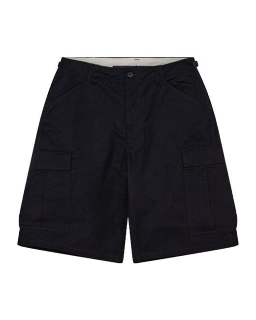 Nanamica Black Cargo Shorts for men