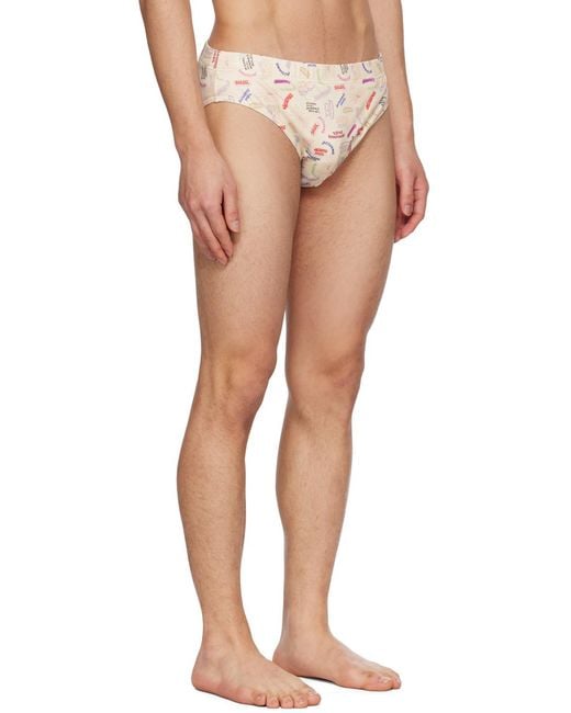 Jacquemus White Swimming Trunks for men