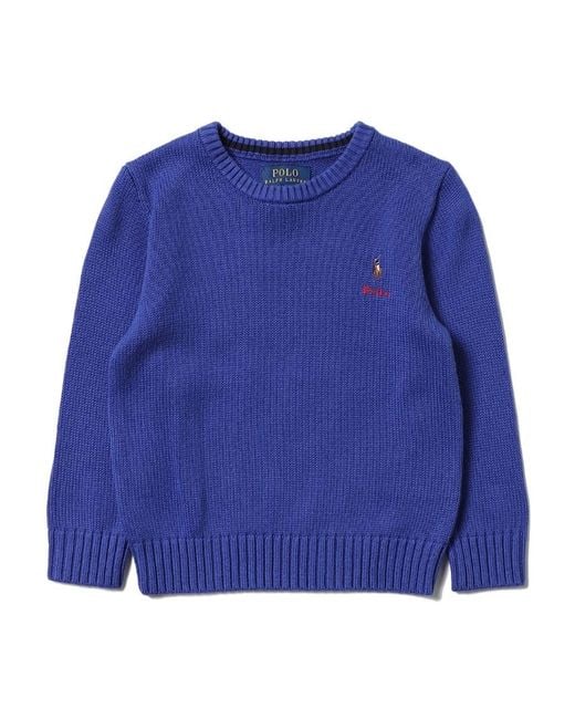 Polo Ralph Lauren Blue Logo Sweater