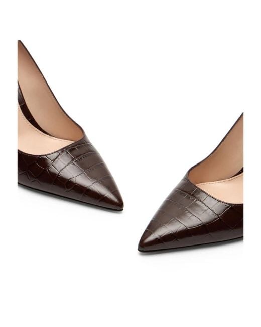 Stuart Weitzman Brown Stuart Power Pump 85
