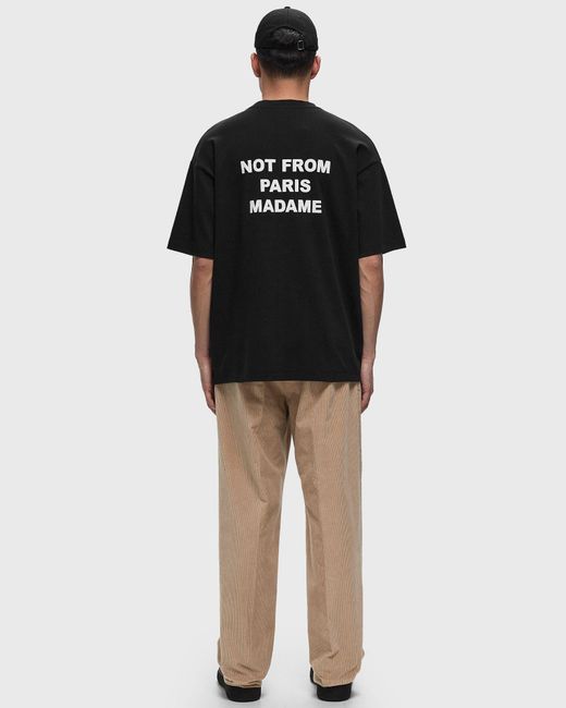Drole de Monsieur Black Drôle De Monsieur Le T-Shirt Slogan T-Shirt for men
