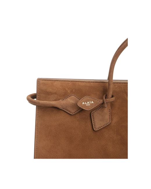 Alaïa Brown Alaïa Le Teckel Top Handle Bag