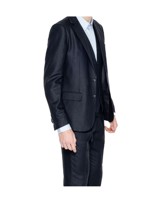 Antony Morato Black Single-Breasted Suit Jacket for men