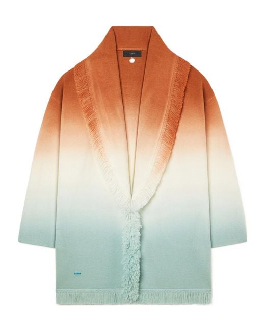 Alanui Green Shades Of Shore Cardigan