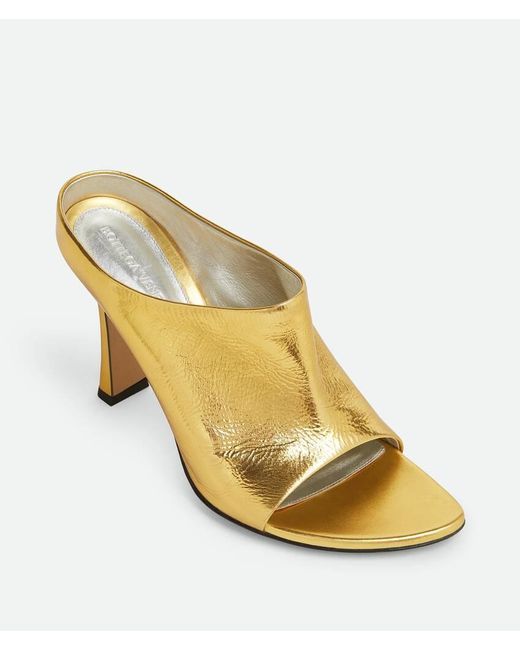 Bottega Veneta Metallic Rana Mule