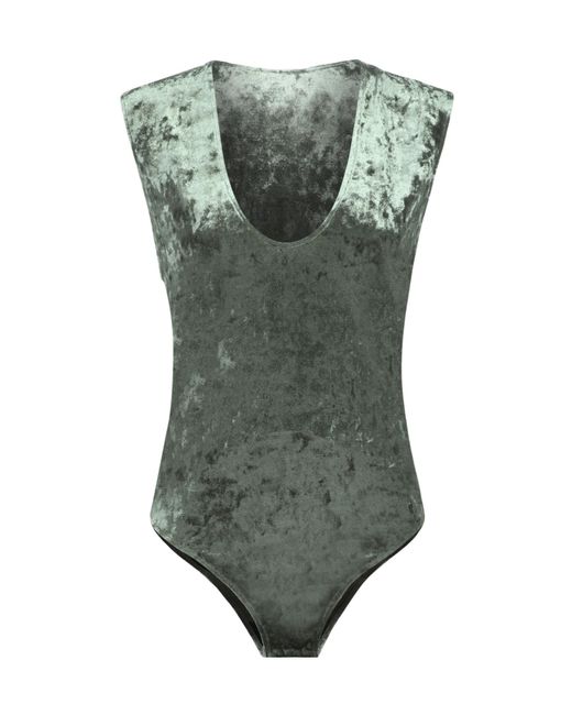 Forte_forte Green Sleeveless Jumpsuit