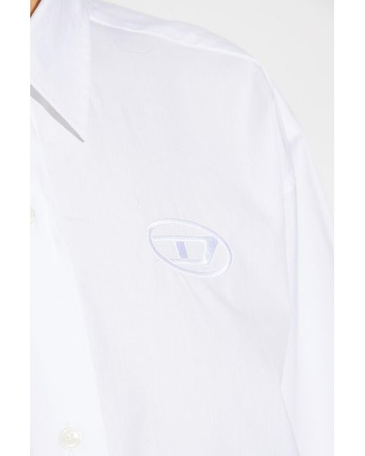DIESEL White C Bruce B Buttoned Shirt