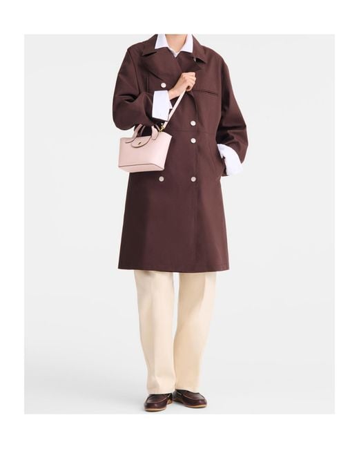 Longchamp Pink Top Handle Shoulder Bag