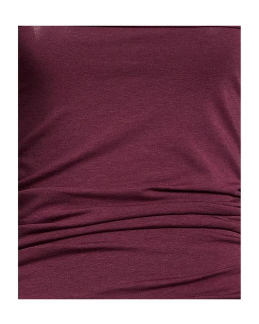 Rag & Bone Purple Off-Shoulder Long Sleeve Top