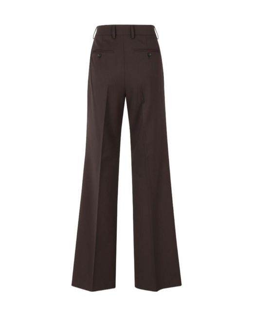Seventy Brown Casual Trousers With Belt Loops