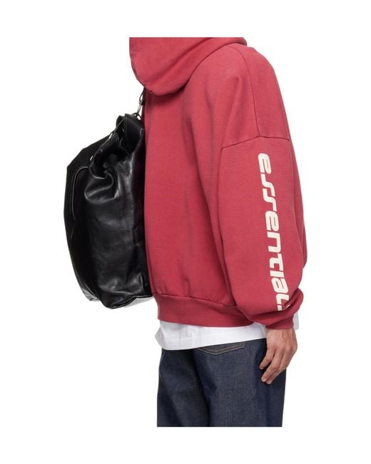 Fear Of God Red Logo Hoodie for men