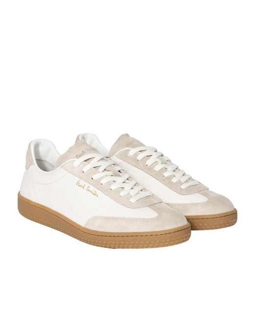 Paul Smith White Como Lace-Up Sneakers for men