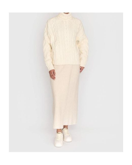 Herno White Turtleneck Sweater