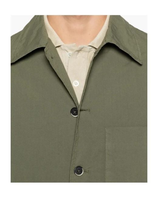 Barena Green Button Pocket Shirt for men