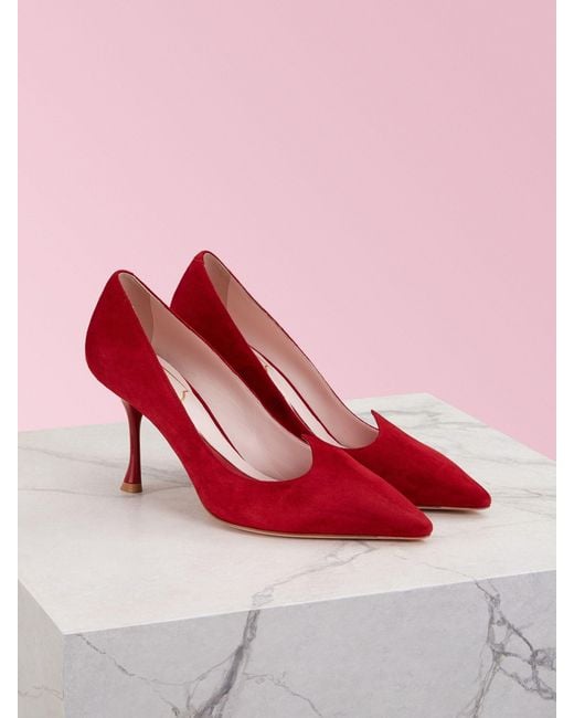 Roger Vivier Red I Love Vivier High Heels