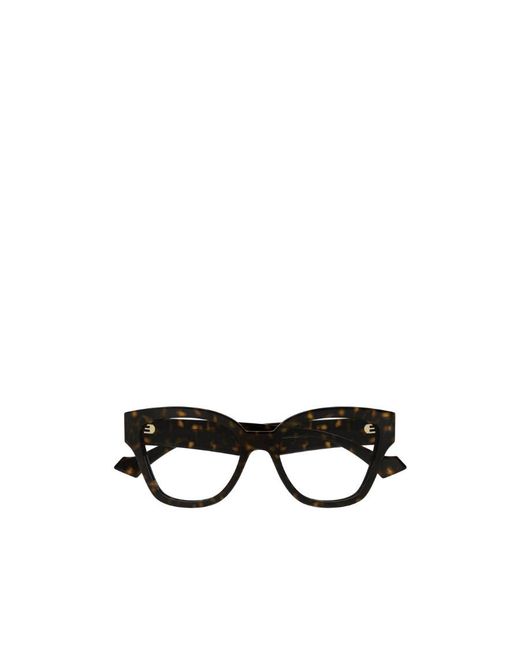 Gucci White Eyewear Oversized Square Glasses And Frames