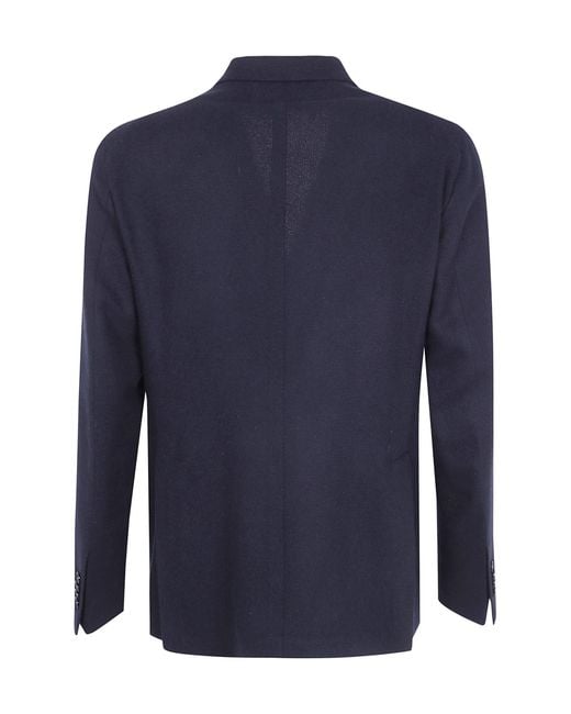Tagliatore Blue Montecarlo Double Breasted Jacket for men