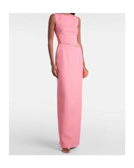 Emilia Wickstead Pink Juulia Crêpe Gown