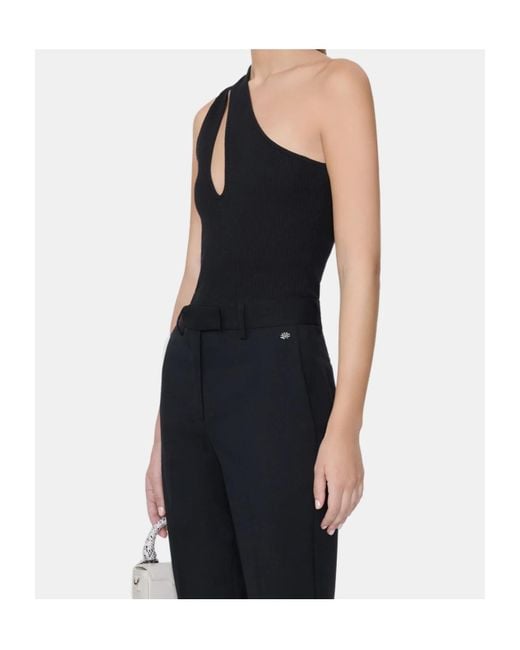 Amiri Black Ma Asymmetric Top