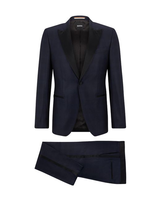 Boss Blue Simple Suit for men