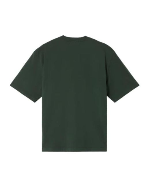 Stone Island Green Logo Patch Crewneck T-Shirt for men