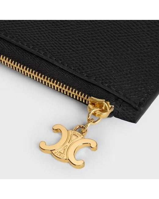 Céline Black Long Zipped Card Holder