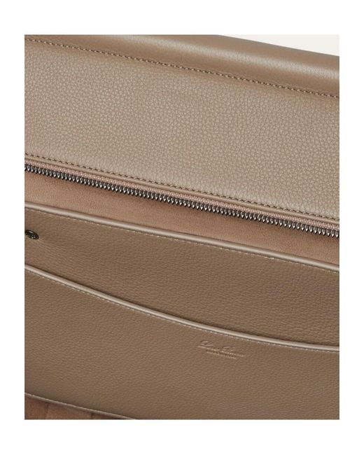 Loro Piana Multicolor Loom Weekender Travel Bag for men