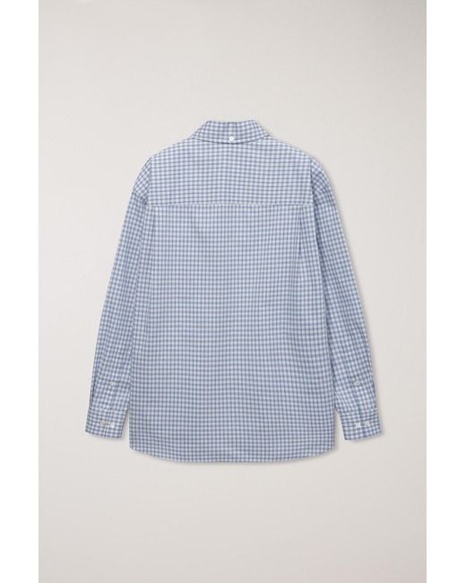 DUNST Blue Long-Sleeved Shirt for men