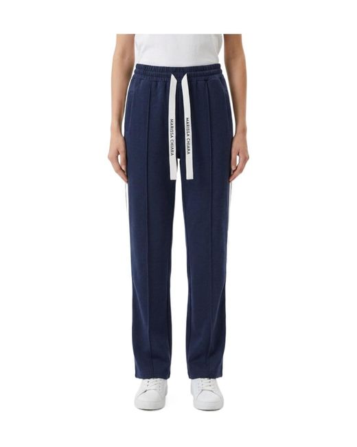Marissa Chiara Blue Drawstring Sweatpants