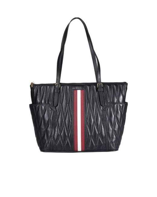 Bally Black Logo Shoulder Bag