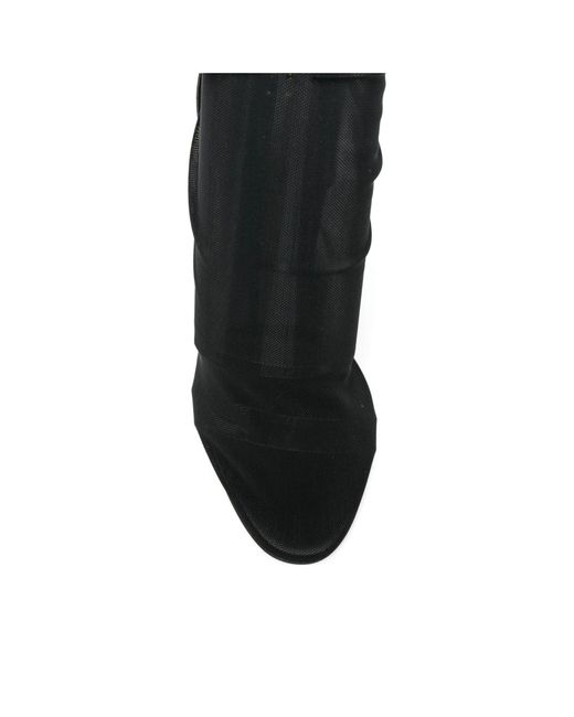 ALEVI Black Buckle-Strap Ankle Boots