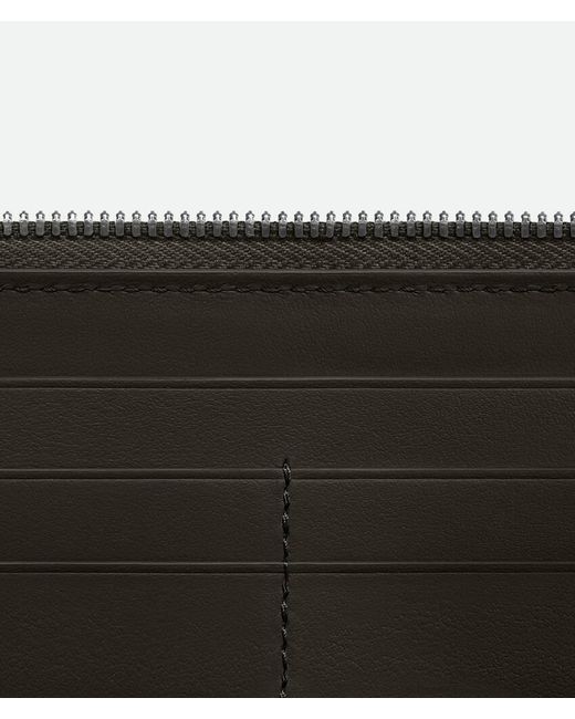 Bottega Veneta Green Zip-Around Quilted Wallet for men